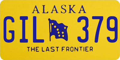 AK license plate GIL379