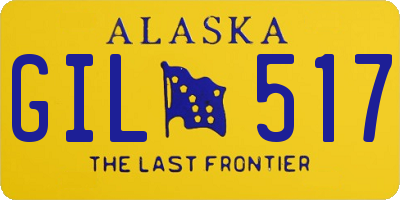 AK license plate GIL517