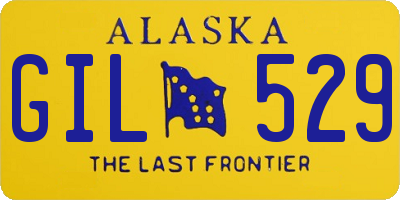 AK license plate GIL529