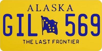 AK license plate GIL569