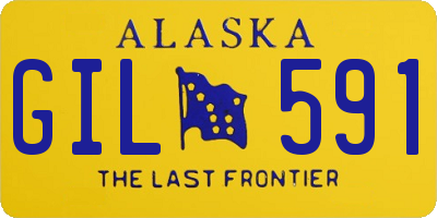 AK license plate GIL591