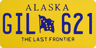 AK license plate GIL621