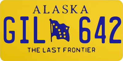 AK license plate GIL642