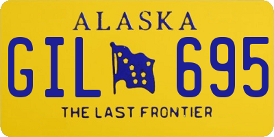 AK license plate GIL695