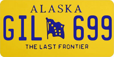 AK license plate GIL699