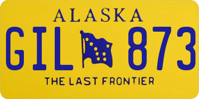 AK license plate GIL873