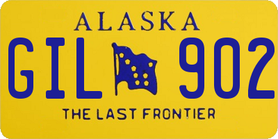 AK license plate GIL902