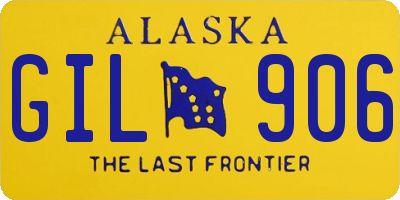 AK license plate GIL906