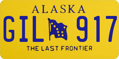 AK license plate GIL917