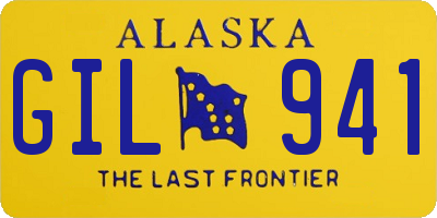 AK license plate GIL941