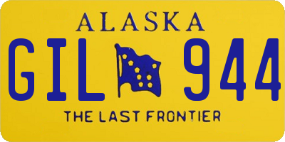 AK license plate GIL944