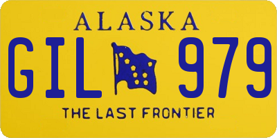 AK license plate GIL979