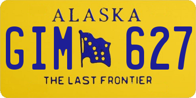 AK license plate GIM627