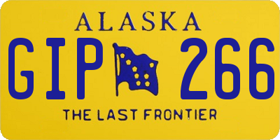 AK license plate GIP266