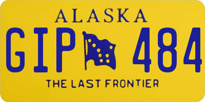 AK license plate GIP484