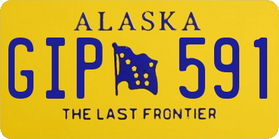 AK license plate GIP591