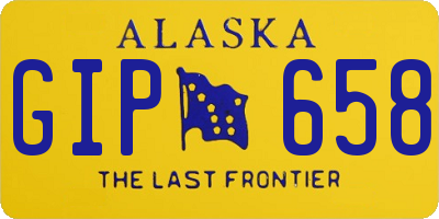 AK license plate GIP658
