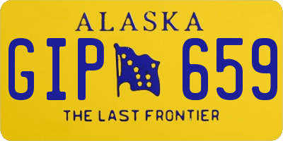 AK license plate GIP659