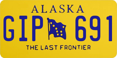 AK license plate GIP691