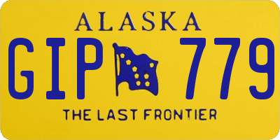 AK license plate GIP779