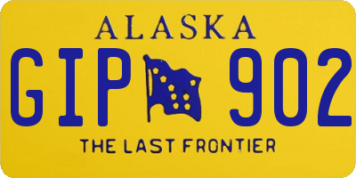 AK license plate GIP902