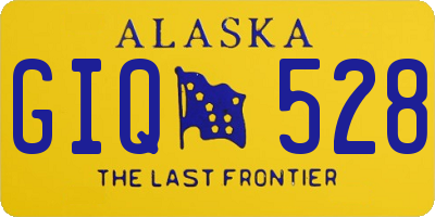 AK license plate GIQ528