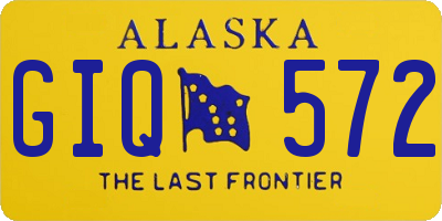 AK license plate GIQ572