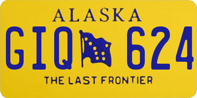 AK license plate GIQ624