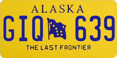 AK license plate GIQ639