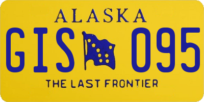 AK license plate GIS095