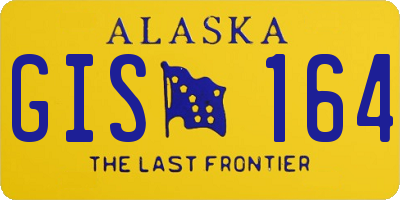 AK license plate GIS164