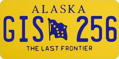 AK license plate GIS256