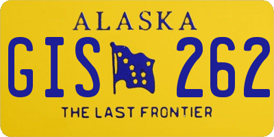 AK license plate GIS262