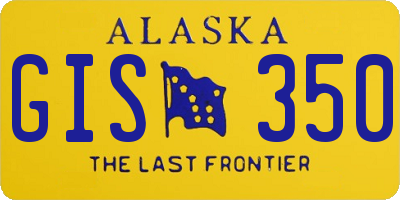 AK license plate GIS350
