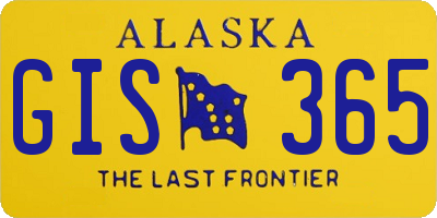 AK license plate GIS365