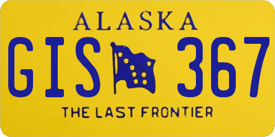 AK license plate GIS367