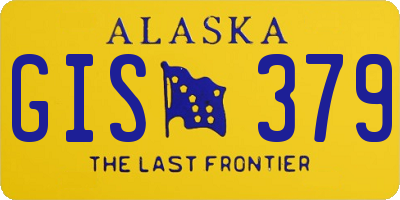AK license plate GIS379