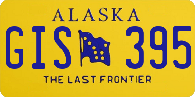 AK license plate GIS395