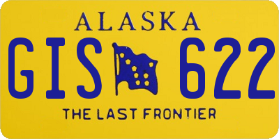 AK license plate GIS622