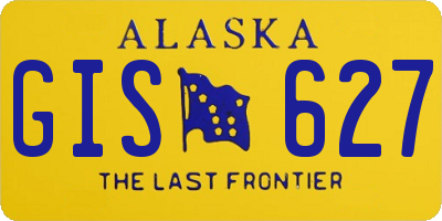 AK license plate GIS627