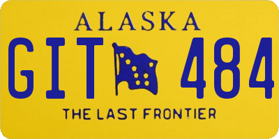 AK license plate GIT484