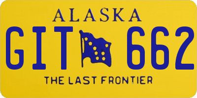 AK license plate GIT662
