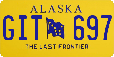AK license plate GIT697