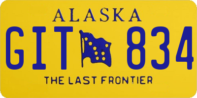 AK license plate GIT834