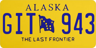 AK license plate GIT943