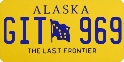 AK license plate GIT969