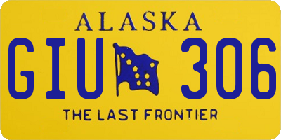 AK license plate GIU306
