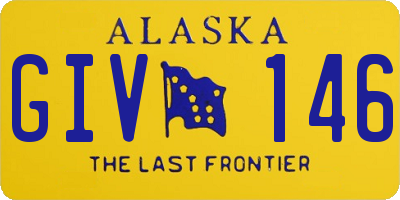AK license plate GIV146