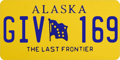 AK license plate GIV169