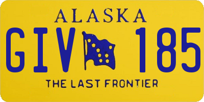 AK license plate GIV185